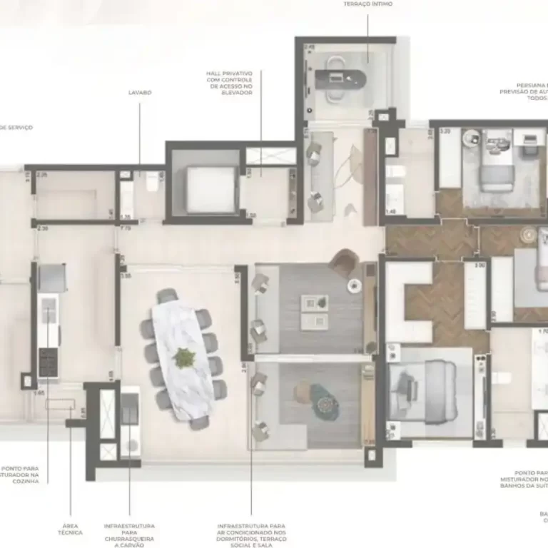 PLANTA TIPO 178M²